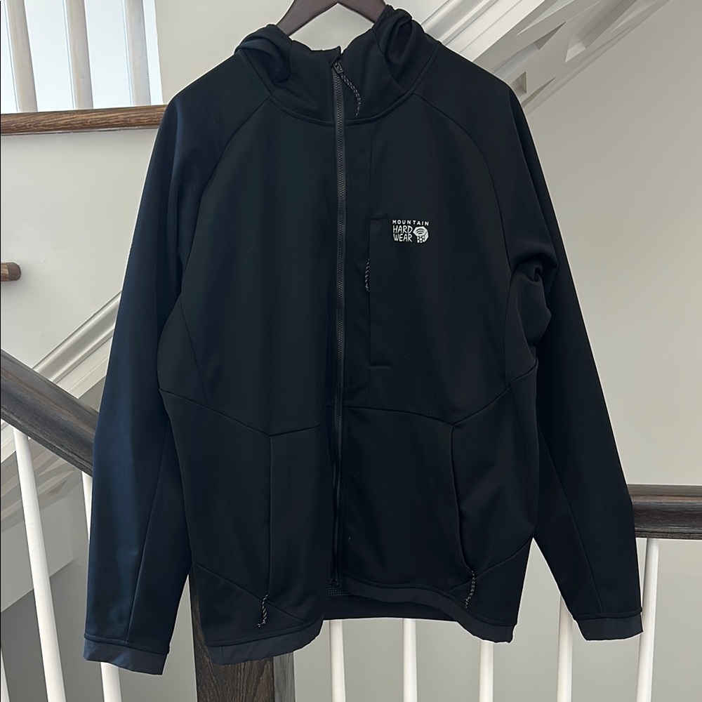 Mountain Hardwear Black Full-Zip Hoodie